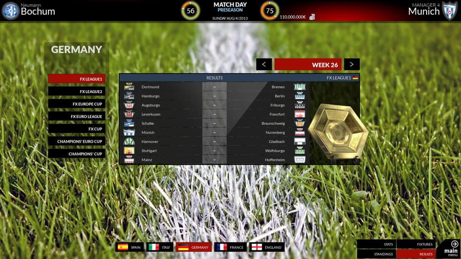 FX Football: The Manager for Every Football Fan Screenshot