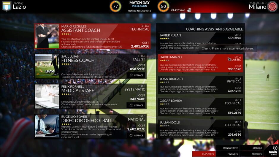 FX Football: The Manager for Every Football Fan Screenshot