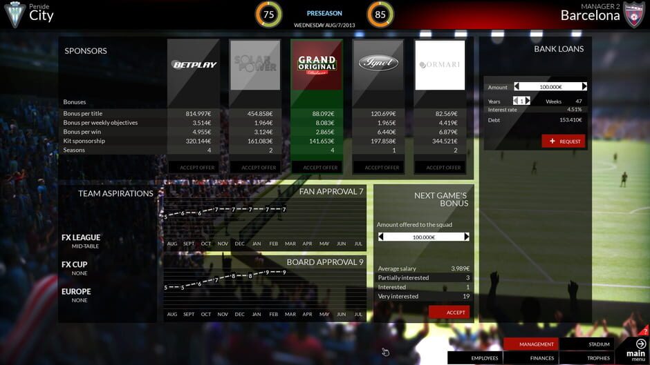 FX Football: The Manager for Every Football Fan Screenshot