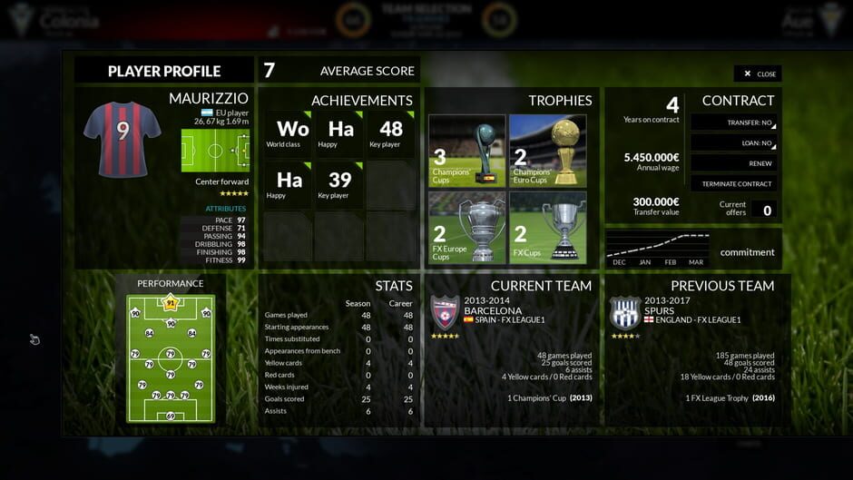 FX Football: The Manager for Every Football Fan Screenshot