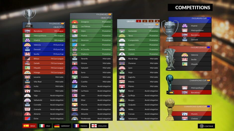 FX Football: The Manager for Every Football Fan Screenshot
