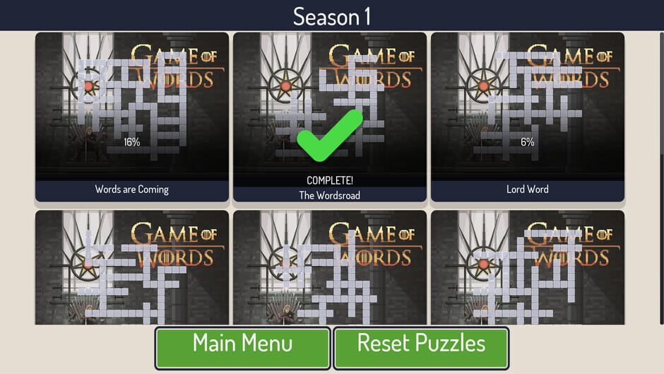 Geekwords: Game of Words Screenshot