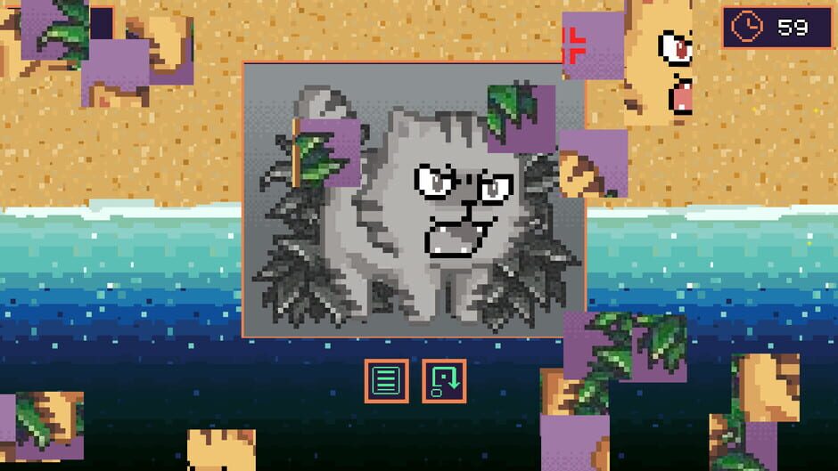 Puzzle Angry Cat Screenshot