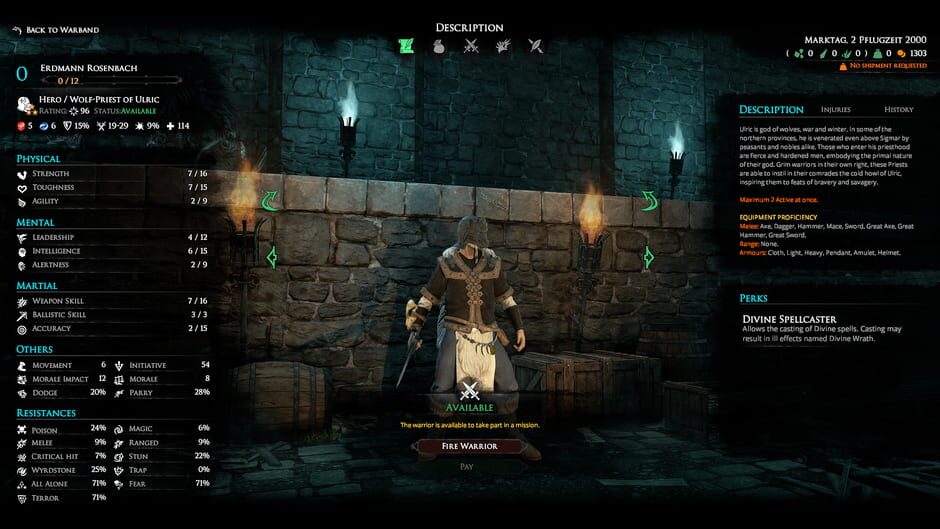 Mordheim: City of the Damned - Wolf-Priest of Ulric Screenshot