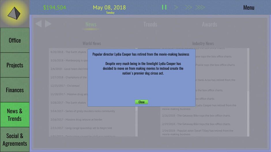 Tinseltown Tycoon Screenshot