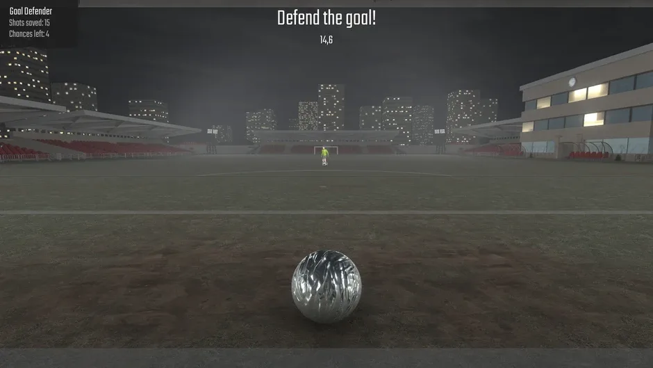 Screenshot 4 from Dark Roll: Free Kick Challenge