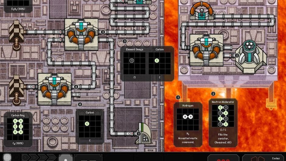 SpaceChem: 63 Corvi Screenshot