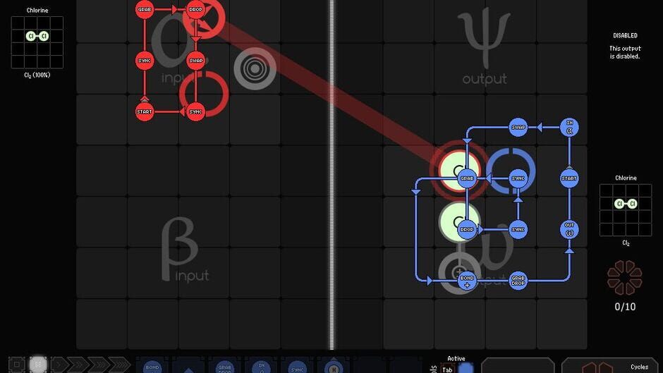 SpaceChem: 63 Corvi Screenshot