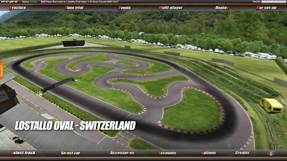 สกรีนช็อตจาก VRC Pro: International Oval On-Road Tracks Deluxe (รูปที่ 2)