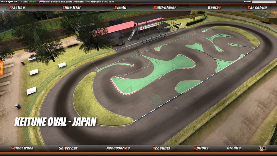 สกรีนช็อตจาก VRC Pro: International Oval On-Road Tracks Deluxe (รูปที่ 3)