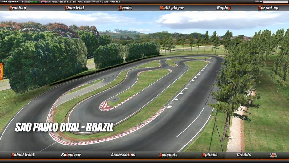 สกรีนช็อตจาก VRC Pro: International Oval On-Road Tracks Deluxe (รูปที่ 4)