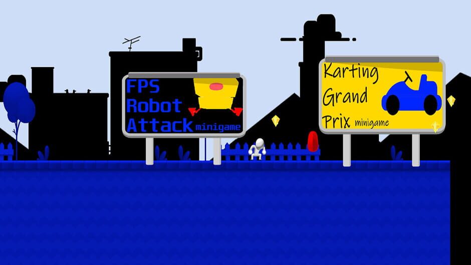 Jumping Platform Minigame Screenshot