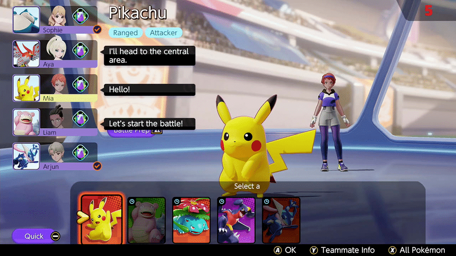 Pokémon Unite screenshot