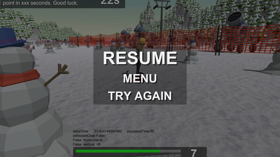 Snowboarding screenshot