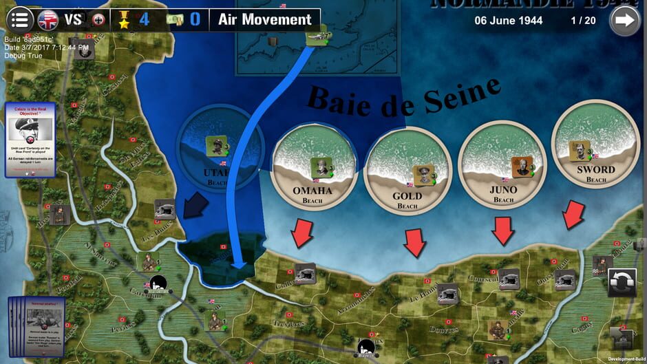 สกรีนช็อตจาก Wars Across the World: Normandy 1944 (รูปที่ 5)
