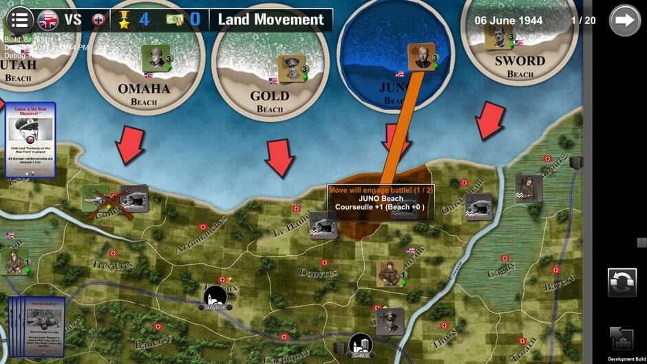 สกรีนช็อตจาก Wars Across the World: Normandy 1944 (รูปที่ 6)