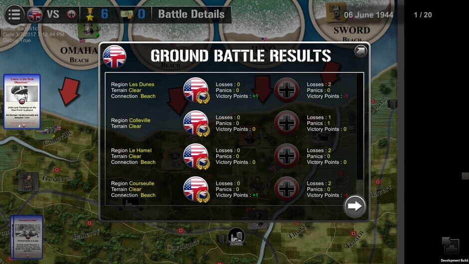 สกรีนช็อตจาก Wars Across the World: Normandy 1944 (รูปที่ 8)