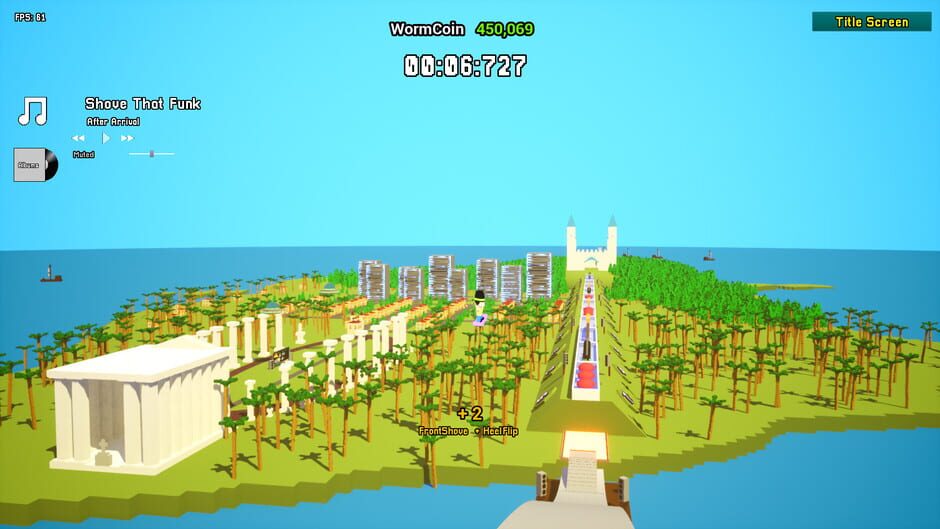 สกรีนช็อตจาก WormJuice Skateboarding Olympics (รูปที่ 7)