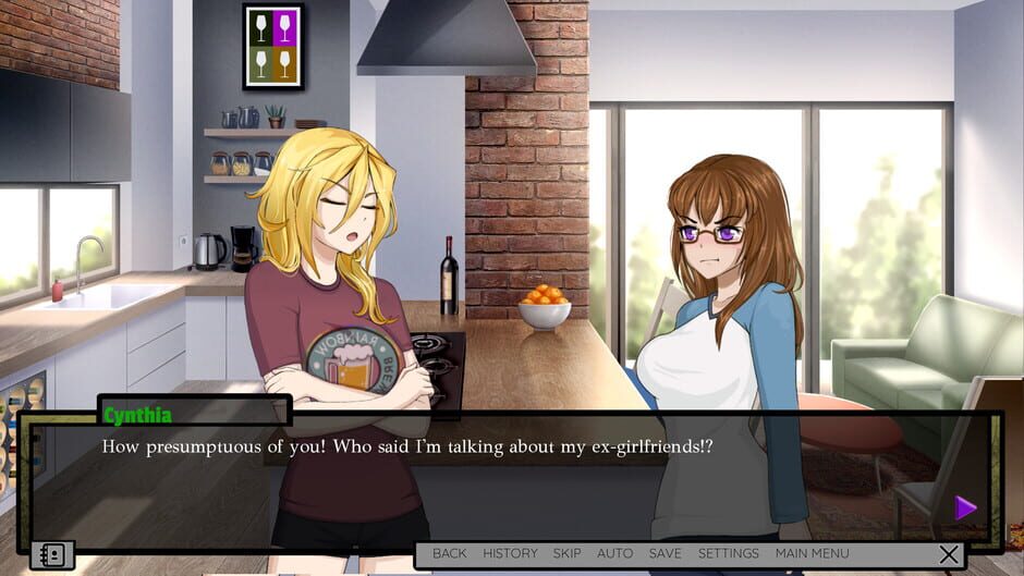 Foul Play - Yuri Visual Novel Screenshot