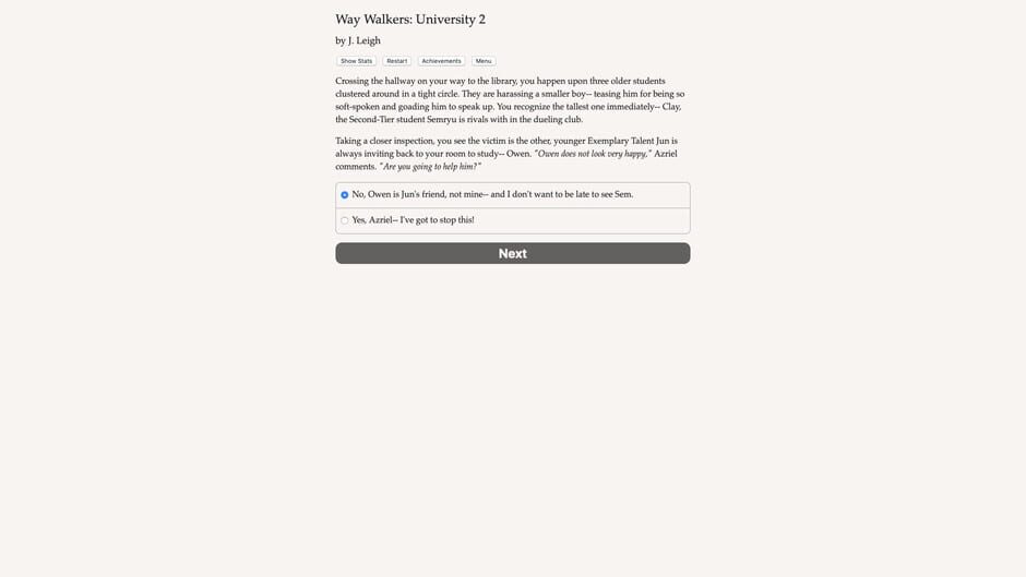 Way Walkers: University 2 Screenshot