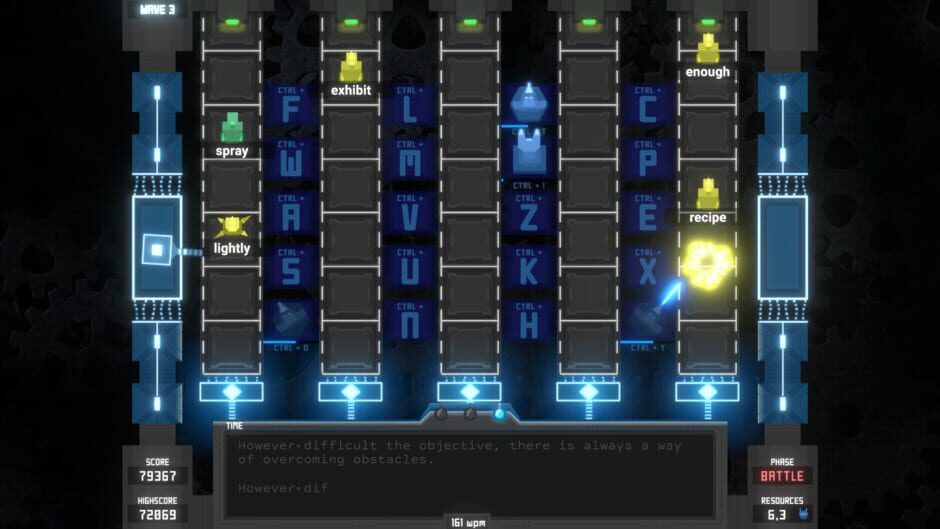 Tyfortress: Tactical Typing Screenshot