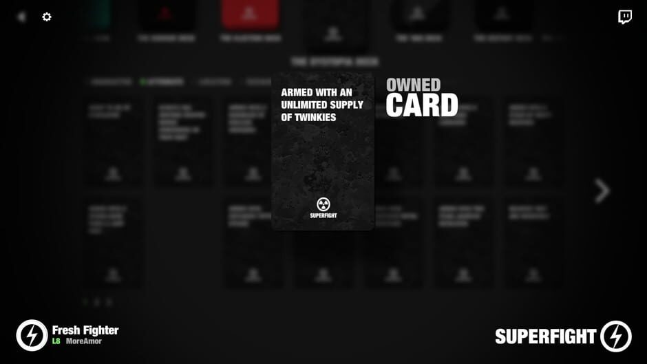 สกรีนช็อตจาก Superfight: The Dystopia Deck (รูปที่ 3)