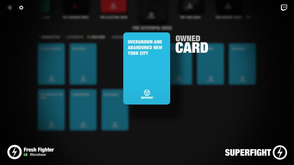 สกรีนช็อตจาก Superfight: The Dystopia Deck (รูปที่ 4)