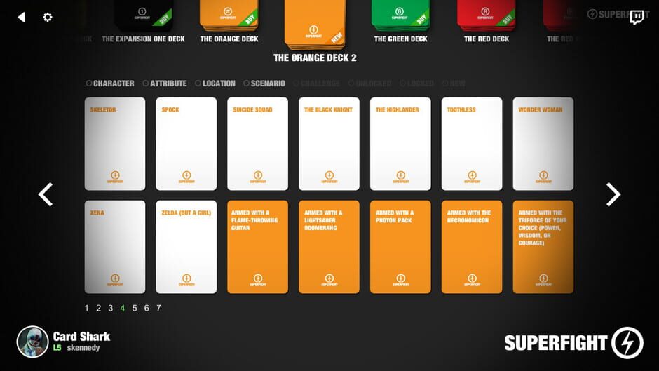 สกรีนช็อตจาก Superfight: The Orange Deck 2 (รูปที่ 3)