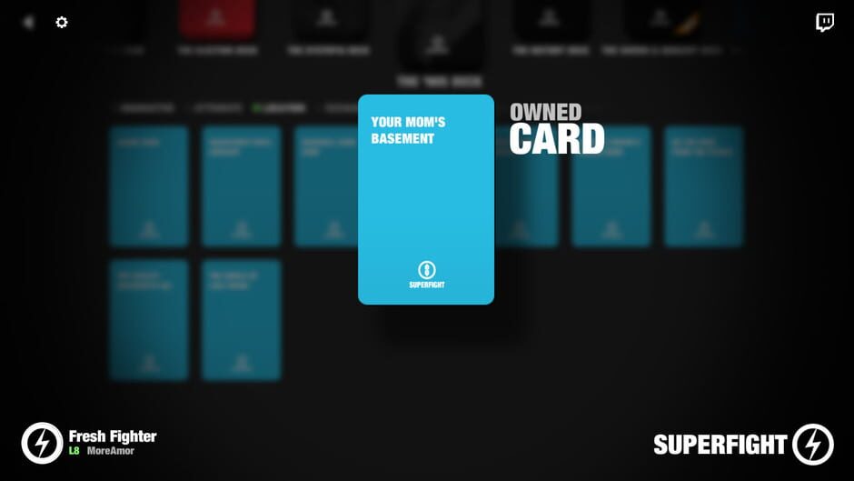 สกรีนช็อตจาก Superfight: The '90s Deck (รูปที่ 4)