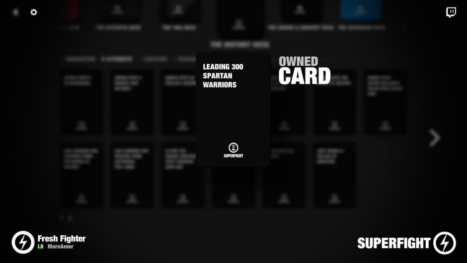 สกรีนช็อตจาก Superfight: The History Deck (รูปที่ 3)