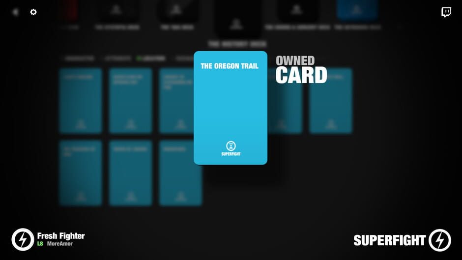 สกรีนช็อตจาก Superfight: The History Deck (รูปที่ 4)
