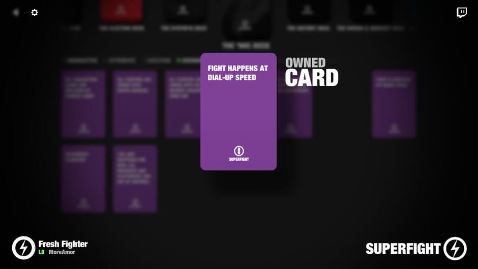สกรีนช็อตจาก Superfight: The '90s Deck (รูปที่ 8)