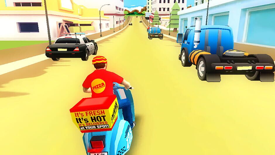 Pizza Bike Rider Screenshot