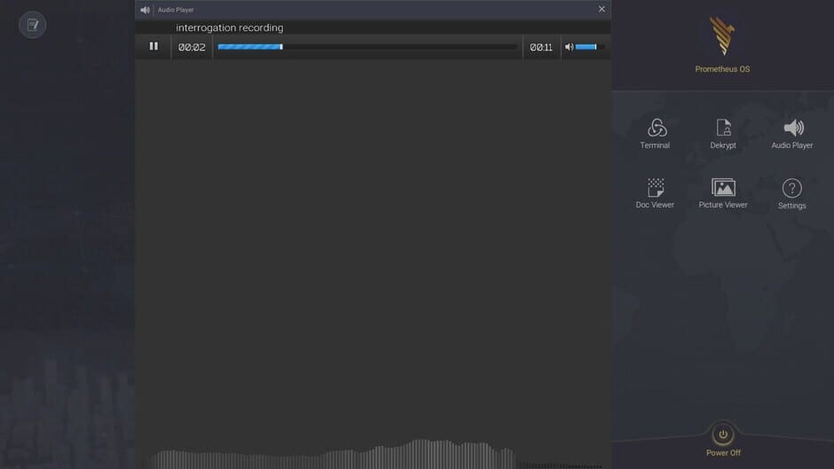 Prometheus OS screenshot