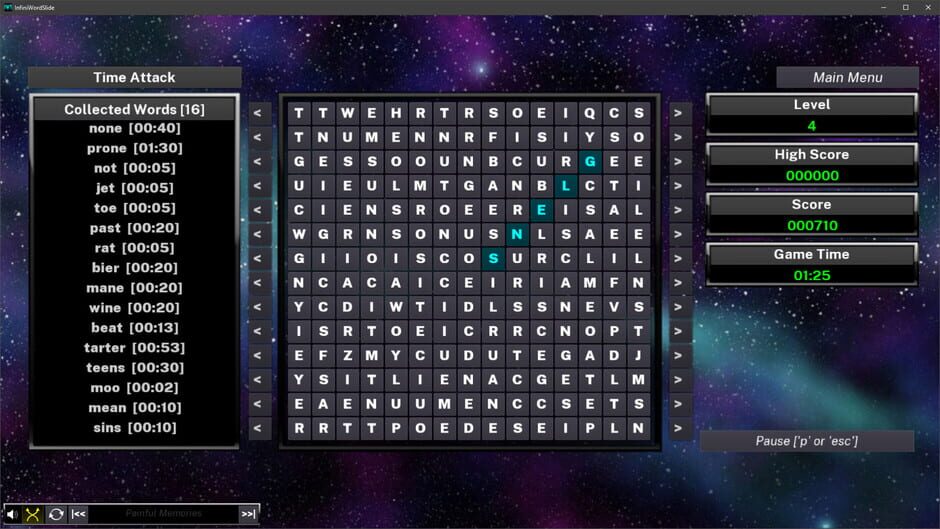 InfiniWordSlide Screenshot