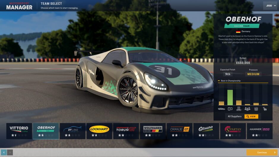 Motorsport Manager - GT Series Screenshot