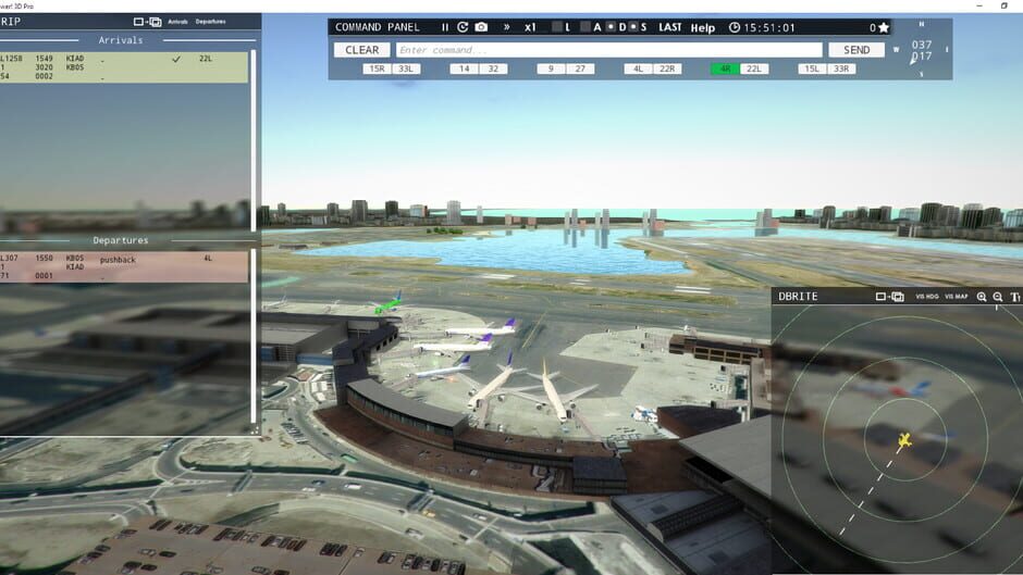 สกรีนช็อตจาก Tower!3D Pro: KBOS Airport (รูปที่ 2)