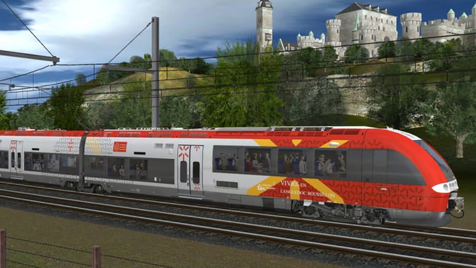 สกรีนช็อตจาก Trainz: A New Era - SNCF: AGC Languedoc (รูปที่ 4)