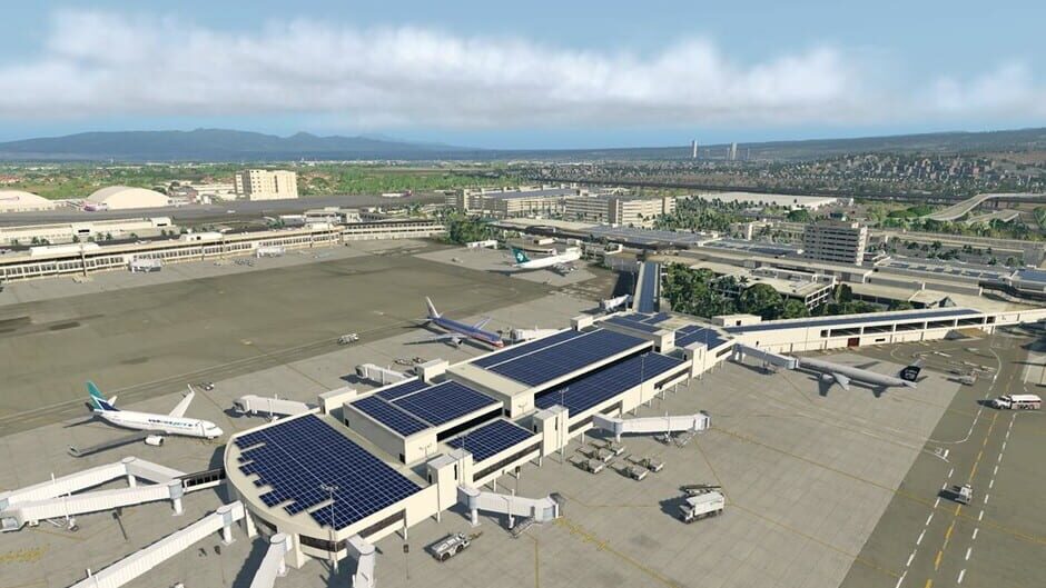X-Plane 11: FunnerFlight PHNL - Honolulu International Airport + Pearl Harbor Screenshot