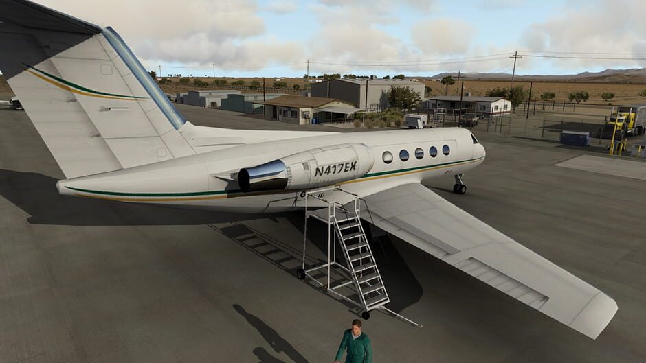 สกรีนช็อตจาก X-Plane 11: Aerosoft - KTNP: Airport Twentynine Palms (รูปที่ 2)
