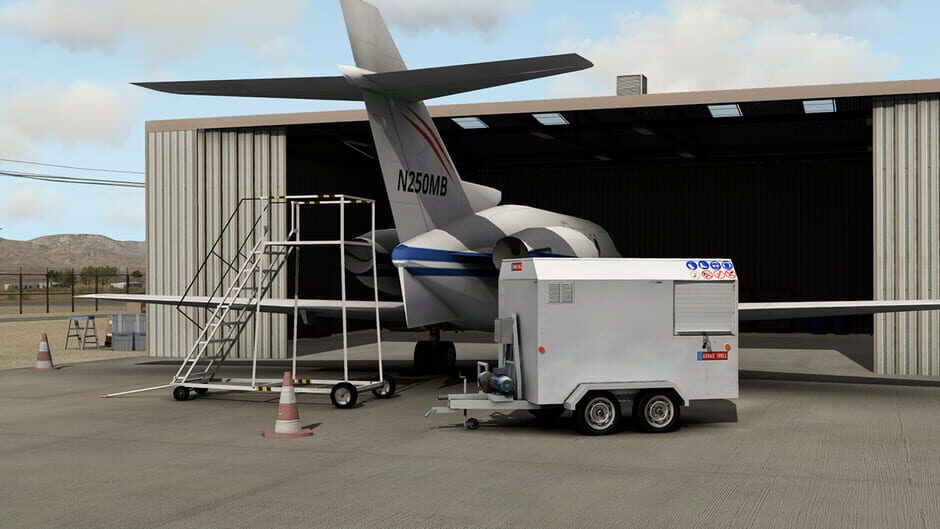 สกรีนช็อตจาก X-Plane 11: Aerosoft - KTNP: Airport Twentynine Palms (รูปที่ 3)