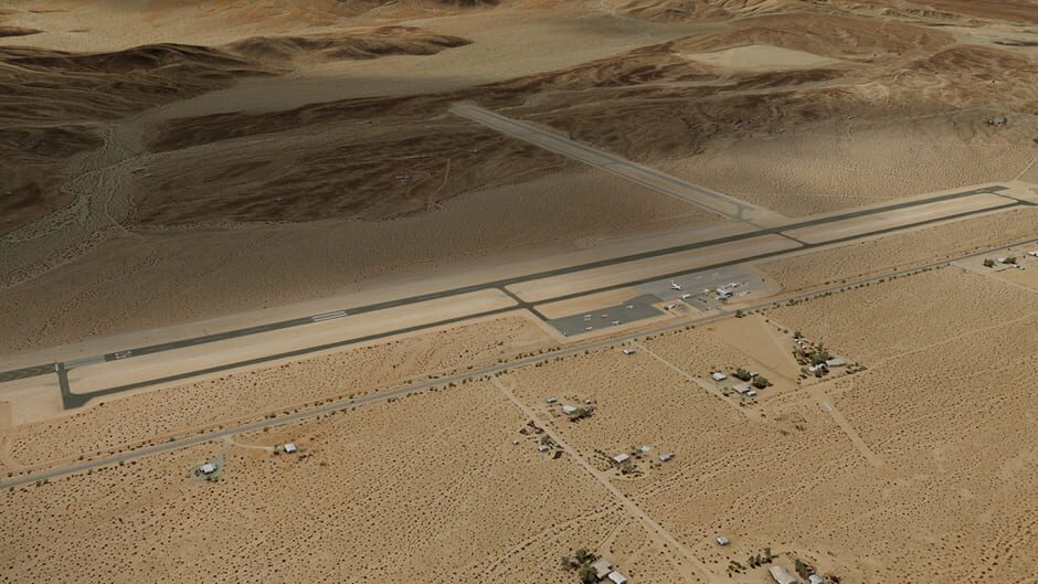 สกรีนช็อตจาก X-Plane 11: Aerosoft - KTNP: Airport Twentynine Palms (รูปที่ 4)