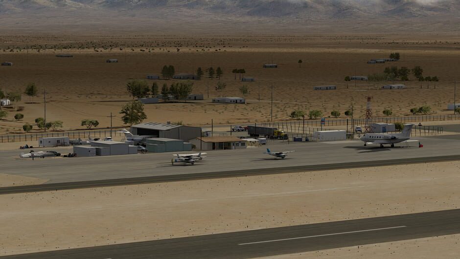สกรีนช็อตจาก X-Plane 11: Aerosoft - KTNP: Airport Twentynine Palms (รูปที่ 5)