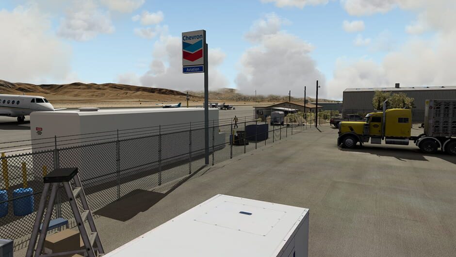 สกรีนช็อตจาก X-Plane 11: Aerosoft - KTNP: Airport Twentynine Palms (รูปที่ 13)