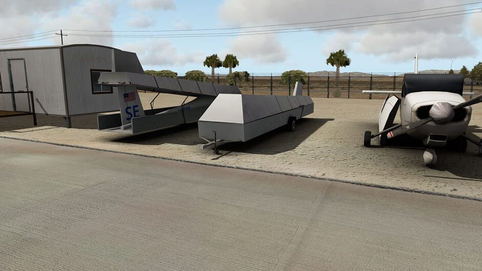 สกรีนช็อตจาก X-Plane 11: Aerosoft - KTNP: Airport Twentynine Palms (รูปที่ 16)