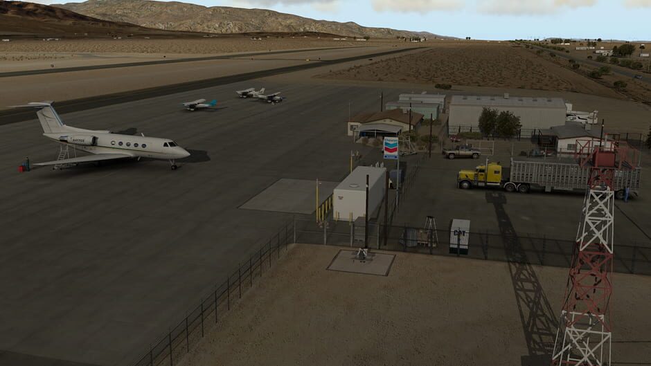สกรีนช็อตจาก X-Plane 11: Aerosoft - KTNP: Airport Twentynine Palms (รูปที่ 17)