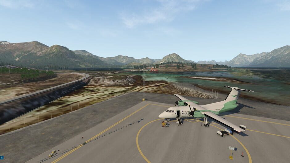 สกรีนช็อตจาก X-Plane 11: Aerosoft Airport Svolvaer (รูปที่ 2)
