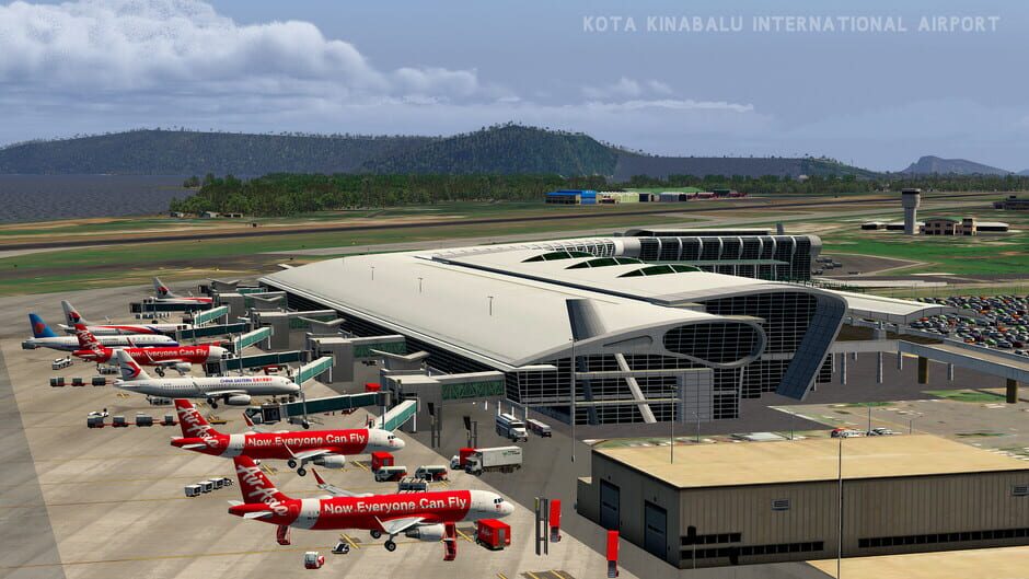 X-Plane 11: JustAsia - WBKK: Kota Kinabalu Airport Screenshot