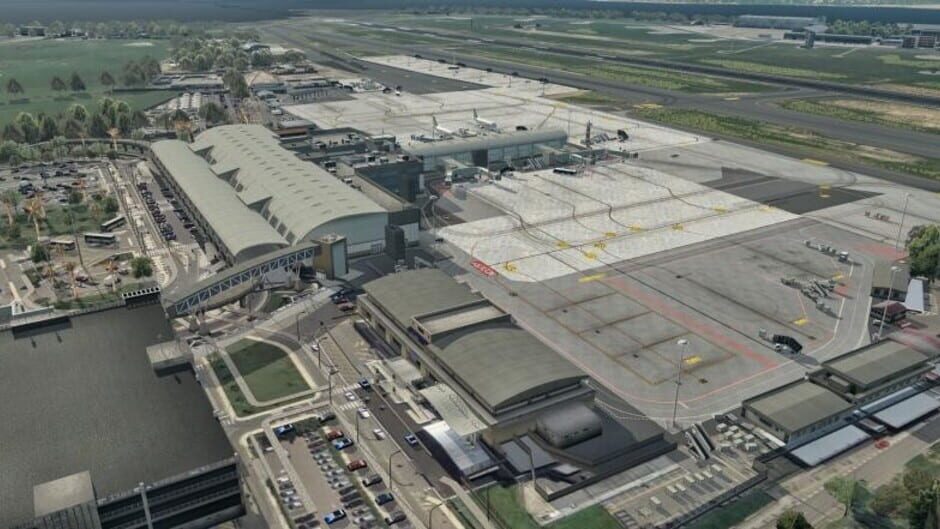 X-Plane 11: JustAsia - LIEE: Cagliari Elmas Airport Screenshot