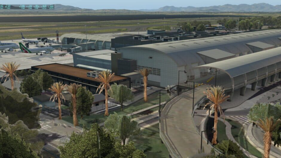 X-Plane 11: JustAsia - LIEE: Cagliari Elmas Airport Screenshot